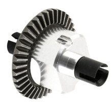 2X All Metal Differential 02024 for HSP 94106 94107 94108 94111 94122 94123 94166 94177 94188 1/10 RC Car Parts,Silver