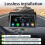 2X Portátil Dash Mount Carplay Display 7Polegadas Touch Screen, GPS Navigatin,  Car Stereo Radio, Backup Camera, FM Radio 2