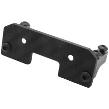 4X Aluminium Servo Halter + Carbon Halter für 1:10 AXIAL SCX10 Rc Auto Achse