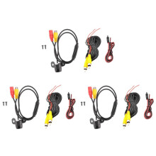 3X Car Rear Camera Backup Rearview Reversing Reverse Camera Butterfly Design Front Side Rear View Camera for Car