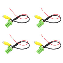4X Car Rear View Camera RCA Video Reverse Camera Convert Cable Adapter for Vitara Swift Sx4