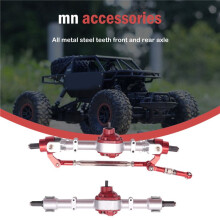 5X RC Auto Vorder- und Hinterachse Komplett für MN D90 D91 D96 D99S MN90 MN96 MN99 MN99S 1/12 RC Auto Upgrade Teile,Silber