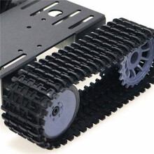 6X Tank Car Chassis Tracked Crawler Robot Platform with Dual 12V Motor for DIY for T101-P/TP101