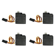 4X Brushless 3 Wire Servo 17G for SCY 16101 16102 16103 16201 Pro 1/16 Brushless RC Car Upgrades Parts Accessories