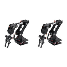 2X 6DOF Robot Mechanische Arm Klem Klauw Kit DOF Manipulator Industriële Kwaliteit Manipulator voor Robotica