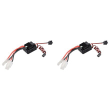 2X RC 1060 Brossé ESC 60A 2-3S LiPo Contrôleur de Vitesse Électrique Étanche pour Axial/ pour / pour  Voiture RC Camion Bateau