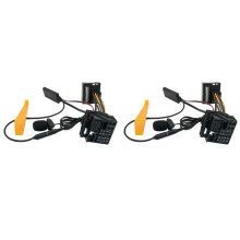 2X für  CD30 Mp3 CDC40 CD70 DVD90 HeadUnit Installieren Sie Vollständiger Kabel Baum Stecker Mikrofon Freisprech Einrichtung  5.0 AUX