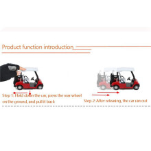 3X Toy Cart Alloy Model Cart Super Pull Back Function Cart Toy Novelty Christmas Gift Red Model
