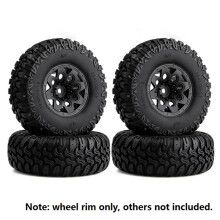 8PCS Plastic Beadlock 1.9 Wheel Hub Rim for 1/10 RC Crawler Axial SCX10 90046 AXI03007 TRX4 RC4WD D90