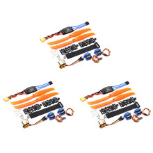 3X A2212 1400KV Brushless Motor 30A ESC XT60 Plug SG90 9G Servo 8060 Propeller for RC Fixed Wing Plane Helicopter