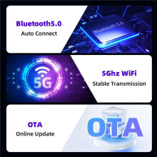 2X Adattatore CarPlay Wireless Android Auto 2 In 1  AI Box Adattatore per Auto WiFi Assistente Vocale per CarPlay Cablato Android