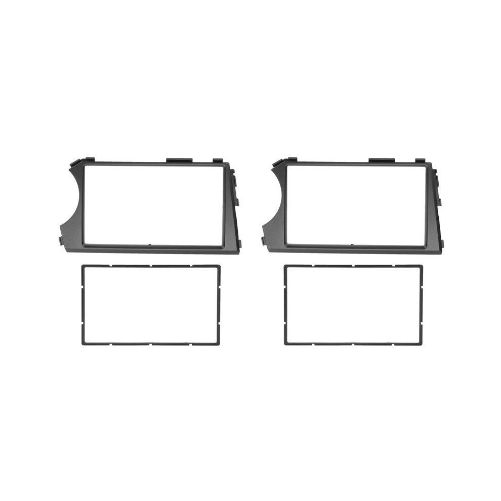2X 2Din Car Fascia For Ssang Yong Actyon Lhd Stereo Fascias Panel Dash Mount Installation Car Dvd Frame Kit In-Dash 6033797236189
