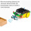 DIY Ultrasonic Ranging and Obstacle Avoidance Car Welding Kit Microcontroller  Car Programming Practice 8