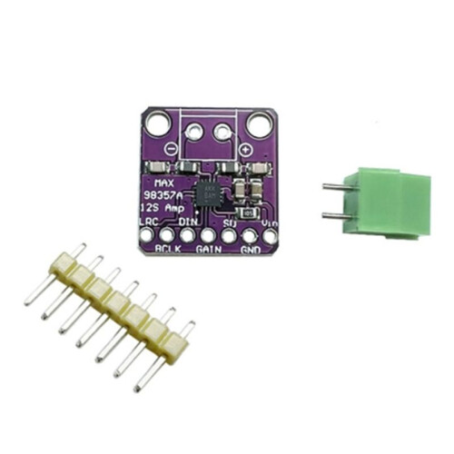 2X Max98357 I2S 3W Klass D Förstärkare Breakout Interface Dac Decoder Modul Filterlöst Ljudkort för Raspberry Pi Esp32 2