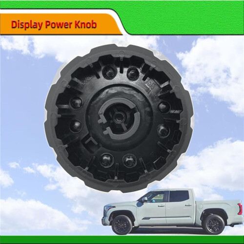 2X Carro 14 Polegadas Display Power Knob Rádio Display Volume Control  86128-AN010 para  Tundra Sequoia 2022-2025 2