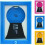 2 in 1 Photo Frame Candy Dispenser with Push Button, Wall or Tabletop Mount, Lockable Lid, Blue 1