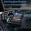 Single Din Car Stereo with Wireless CarPlay/Android Auto, Touchscreen Radio, , Backup Camera, Mirror-Link 8