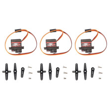 3 Teile/Los 9G Digital Servomotor Hochgeschwindigkeitslenkung RC Servo Metallgetriebe Servo für 1/16 1/18 1/24 RC Auto Boot Hubschrauber