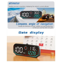 G14 Car Display Car HUD Speedometer Overspeed Alert Car Display Fatigue Driving Alarm