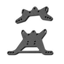 TT02B Carbon Front Rear Damper Stay for 1/10 RC Buggy Car TT-02B Chassis Upgrades Replace Parts