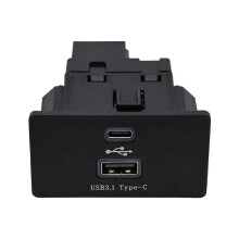Dual USB CarPlay Interface Module W/ Type-C for F-150 F-250 2016-2020 HC3Z-19A387-B