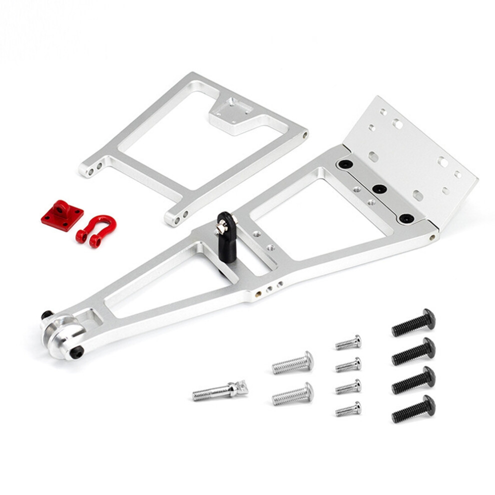 Rc Car Upgrade Rc Winch/Serve Rescue Truck Tow Truck Crane Arm Kit For 1/10 Trx4 Scx10 Rc Car Upgrade Parts Silver 6031002586982
