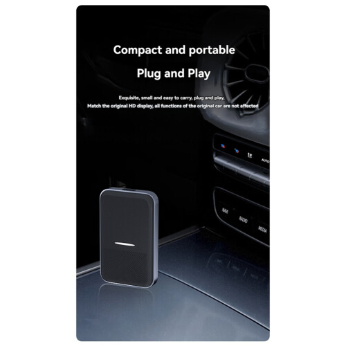 CarPlay Box Car Cablato A Adattatore Carplay Wireless Collega Plug& per Auto Cablate 1