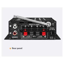 Nuevo Amplificador de Audio AK-350 Clase AB para el Hogar, Amplificador de Sonido Digital , Amplificador Estéreo HiFi de 2 Canales para Coche