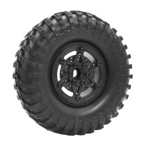 4 St 1,9 Tums Beadlock Hjulnavfälg för 1/10 RC Crawler Axial SCX10 Capra TRX4 B