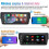 Monitor Portatile da 6,86 Pollici per Moto DVR Wireless Carplay Android Auto con Schermo GPS e Doppia Telecamera AHD 4