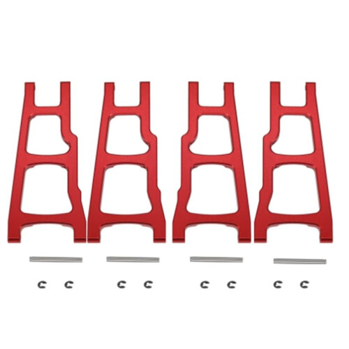 Front Rear Swing Arm for RC 1/10  SLASH 4x4 Red