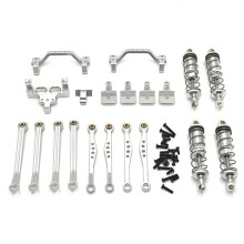 RC-Auto-Upgrade Zugstange, Aufhängungsrahmen, Lenkgetriebe, Zugstange, Sitzsatz für 1/16 für WPL C64 C74 RC-Auto-Upgrade-Teile A
