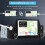 Rádio Automotivo Single Din 5 Polegadas Touchscreen Estéreo Automotivo com CarPlay Android Auto Mirror Link FM USB SWC Câmera de Ré 3