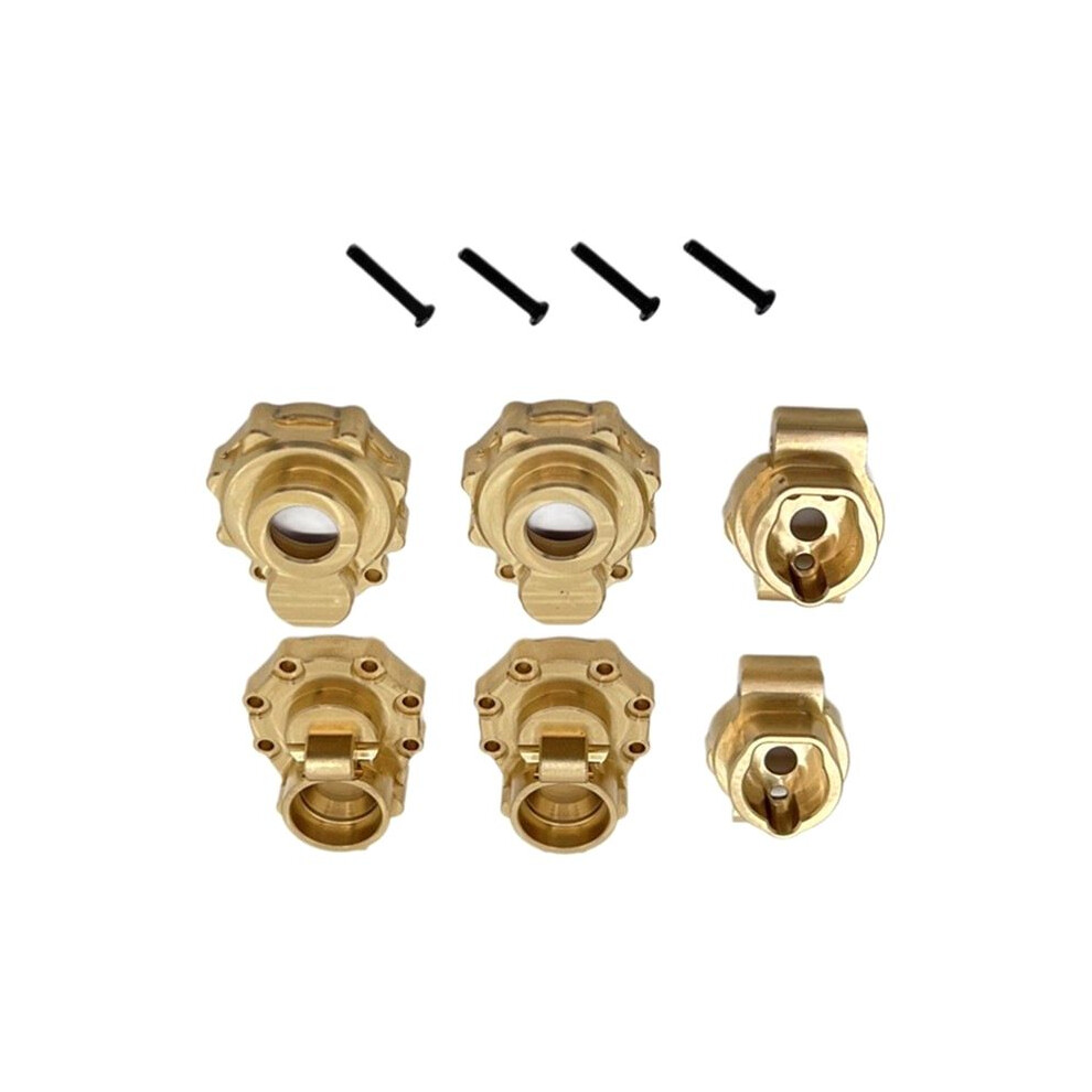 Rc Car Upgrade Brass Rear Axle Cup For 1/10 Trx4 Huangbo 1/10 R1001 R1002 R1003 Rc Car Toy Parts 6033485209150