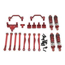RC Car Upgrade Pull Rod Suspension Frame Steering Gear Pull Rod Set for 1/16 WPL C64 C74 RC Car Upgrade Parts B