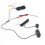 CCD Car Rear View Camera 3-in-1 Parking  Detector Sensor Night Vision LED, to Navigation Display 3