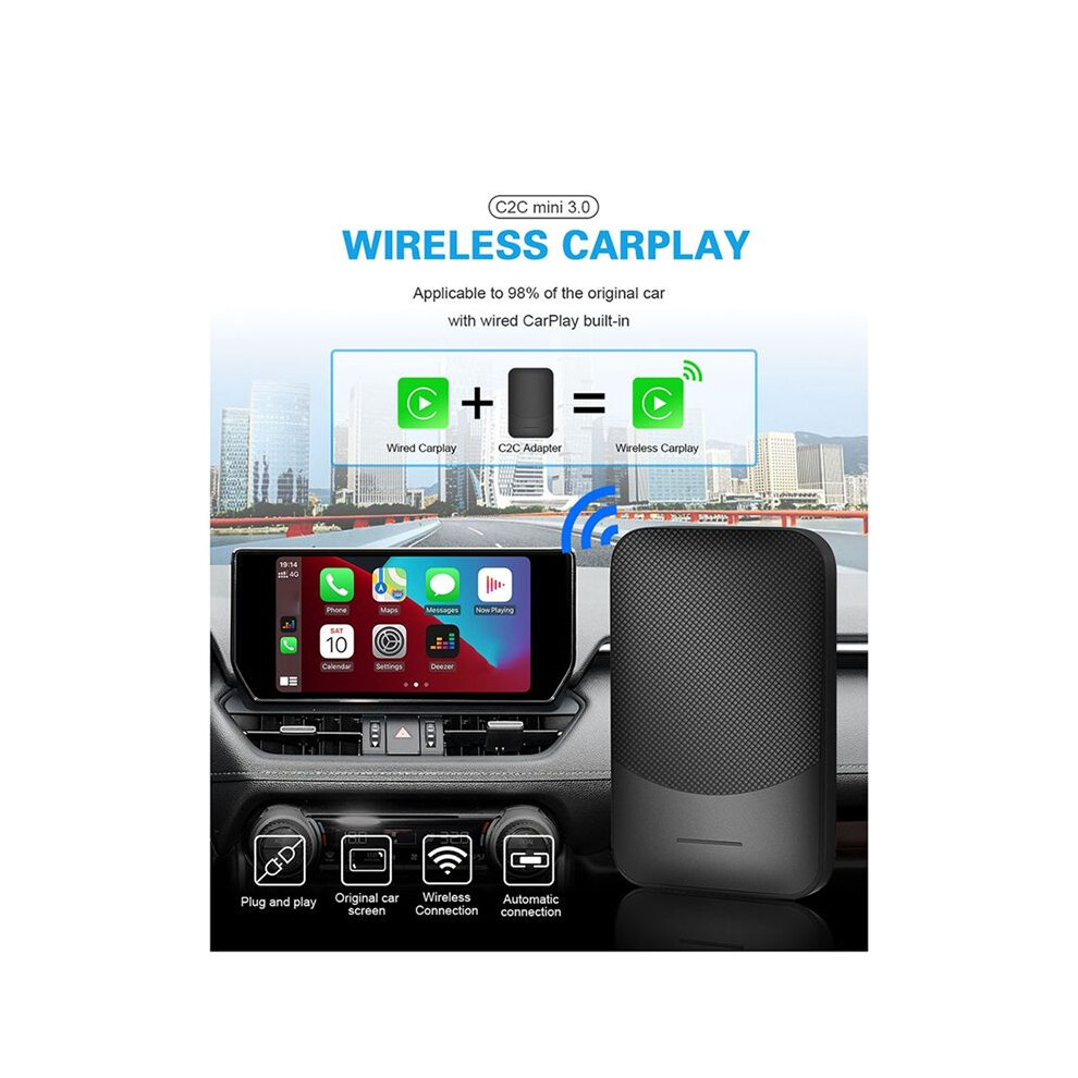 6.0 Original-Car Wired to Wireless Carplay Box Dual Channel for Android ...