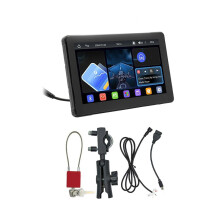 7-Tums Motorcykel Dash-Kamera DVR Bil GPS-Navigator High-Definition IPS-Skärm Dubbel Carplay Bil MP5-Spelare