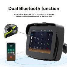5 Inch Universal Motorcycle Player MP5 Portable Wireless Carplay High-Definition IP65 Waterproof Touch Screen