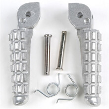 Reposapiés Delanteros para Motocicleta, Estriberas Compatibles con para 696, 796 (2009, 2010, 2011, 2012, 2013 y 2014), Pedal Pequeño A