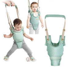 Adjustable Baby Walking Harness with Safety Straps, Ergonomic Grip and Detachable Crotch Strap Blue