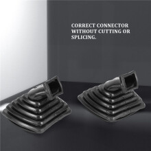 2Pcs L+R 3 Buttons Excavator Joystick Assy Handle Gears with Dust Cover for Daewoo Doosan DH DX150 215 225 300 370-9C