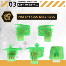 Interruptor Do Sinal de MudançA de DireçãO da Motocicleta BotãO da Buzina de Luz Distante e PróXimo para Scooter GY6 50Cc 125Cc 150Cc DIO AF17