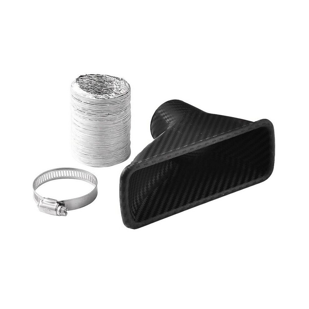 Automotive Universal Front Bumper Carbon Fiber Textured Intake Vents Modified Naturally Aspirated Turbolarge Air Vents 6032542404019