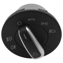 Interruttore a Manopola per Fendinebbia Cromato per Auto per Octavia 2007-2016 1ZD941431B