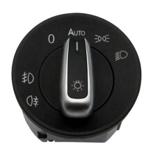 Car Chrome Fog Lamp Headling Knob  for  Octavia 2007-2016 1ZD941431B