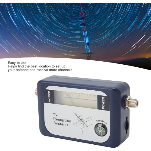 Satellite Finder Digital Satellite Meter with Backlit Display and Accurate Dish Alignment Tool 1
