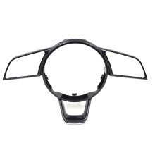 Voor A4 B9 Glanzend Zwart Auto Stuurwiel Knop Frame Stuurwiel Montage Accessoires