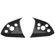 Car Steering Wheel Scroll Knob Trim Sticker Carbon Fiber for Model 3 Highland 2024 Car Interior Accessories