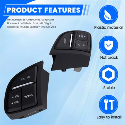967003S000 Multi-Function Steering Wheel Cruise Control  for  Sonata YF I45 2011-2014